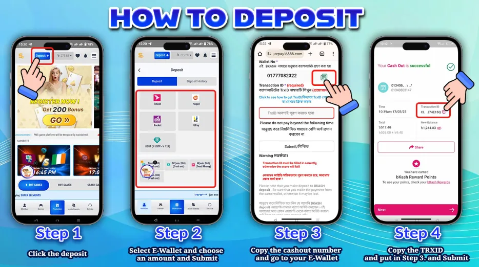 How to Make a Deposit?